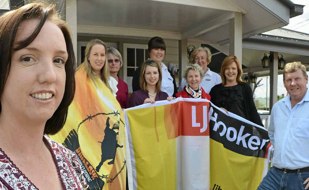 CALLING ALL QUEENS: (From left) Rodeo Queens committee members Kate Christensen, Ashleigh Grant, Marion Skinner, LJ Hooker team Tiffany Cruice, Laura Hobbs, Gail Waller, Judy O’Neill, Deanna Millard and Rob Finlay. CALLING ALL QUEENS: (From left) Rodeo Queens committee members Kate Christensen, Ashleigh Grant, Marion Skinner, LJ Hooker team Tiffany Cruice, Laura Hobbs, Gail Waller, Judy O’Neill, Deanna Millard and Rob Finlay.